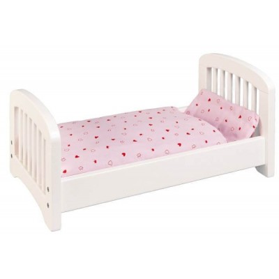 Ξύλινο Κρεβάτι για Κούκλες - Μωρά (#5299714)