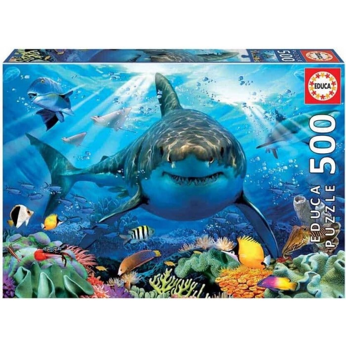 Educa Παζλ 500τμχ Great White Shark  Παζλ