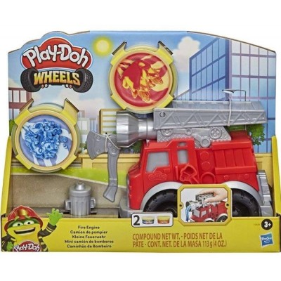 Playdoh Fire Engine Playset With 2 Non Toxic Modeling Compound Cans