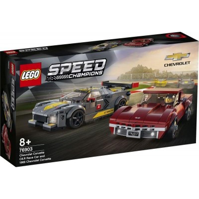 Lego Speed Champions - Chevrolet Corvette C8.R Race Car & 1968 Corvette (#76903)
