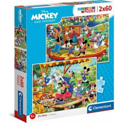 Clementoni Παζλ 2x60τμχ Mickey and Friends (1200-21620)