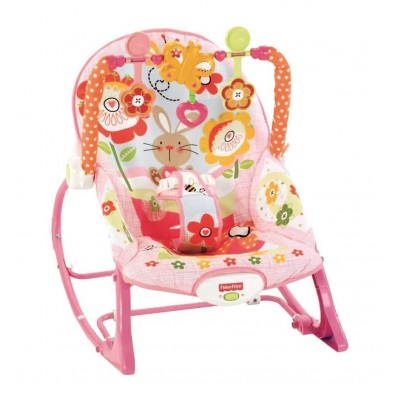 Fisher Price Infant To Toddler Ριλαξ Κούνια ροζ (Y8184)