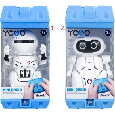 Silverlit Ycoo Neo Ηλεκτρονικό Ρομπότ Mini Droid 2σχέδια (#7530-88058)