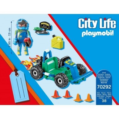 Playmobil Gift Set Οδηγός με Go Kart