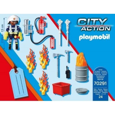 Playmobil City Action Gift Set Πυροσβέστης με Αντλία Νερού