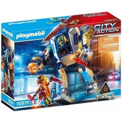 Playmobil City Action Αστυνομικό Ρομπότ και Ληστής