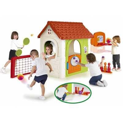 Feber Παιδικό Σπιτάκι Κήπου με Παιχνίδια 6 σε 1