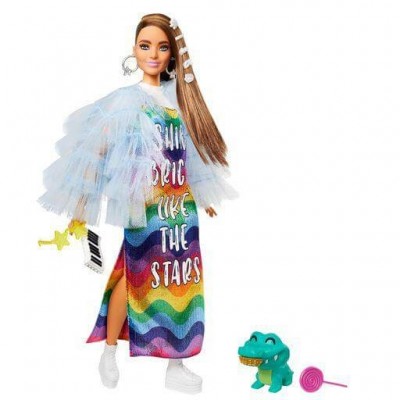 Barbie Extra - Rainbow Dress (#GYJ78)